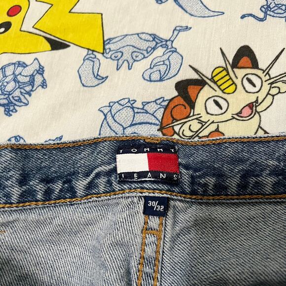 Vintage 90s Tommy Hilfiger Embroidered Jeans 30x32 - Picture 4 of 4